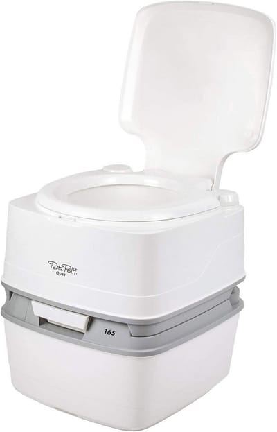 Campingtoilet 21 liter - Porta Potti Qube 165 met ideale zithoogte