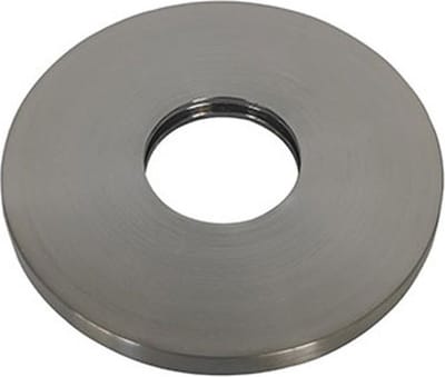 Wiesbaden Caral rozet uitloop eenhendel wastafelkraan 75 mm gunmetal