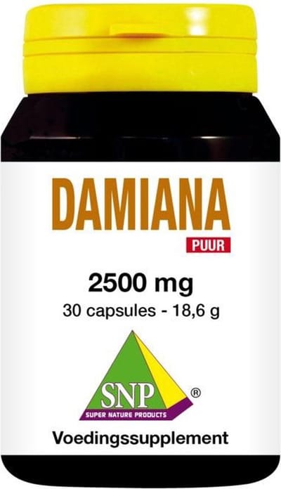 SNP Damiana extract 2500mg puur 30 Vegetarische capsules