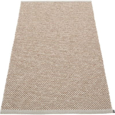 Pappelina Effi Kunststof tapijt - warm grey - 85 x 160 cm