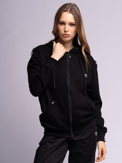 1'618 Zip-Up Hoodie - Black