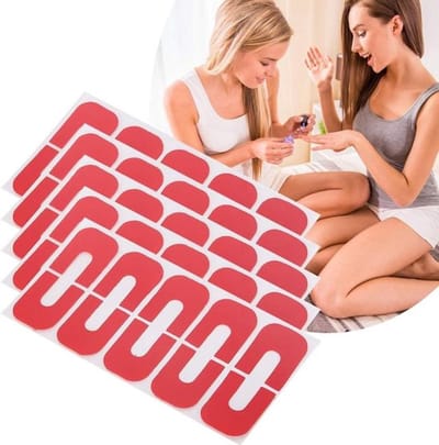 Dailygoods- Nagellak Protector 50 Stuks - Nagel Tape - Huidbarrière - Spill Proof Sticker - Manicure Gereedschap - Eenvoudig te Gebruiken - Nageltape