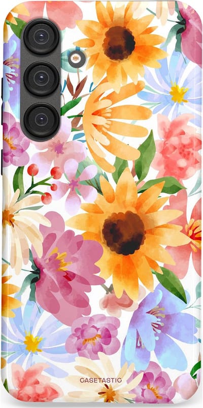 Casetastic Hoesje Geschikt voor Samsung S25 Plus - Stijlvolle Beschermende Duo-layer Case - Aquarel fantasie