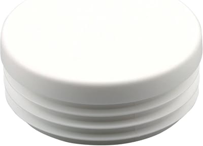 Kunststof Ronde Buisstoppen 10 mm - 120 mm voor Meubelbescherming, Lamellenstoppers en Stoelpootbeschermers - 10 Stuks Wit