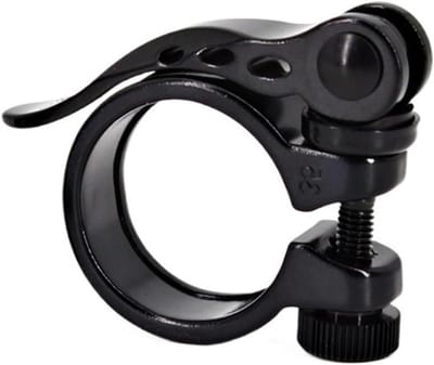 Fiets Zadelpenklem - Zadelpenbevestiging - Zadelhoogte Instellen - Snelsluiting - 28.6 mm - Zwart
