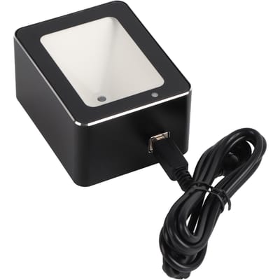 Desktop Barcodescanner QR Code Scanplatform Supermarkt Mobiele Betaling YHD‑9800YHD‑9800 wit