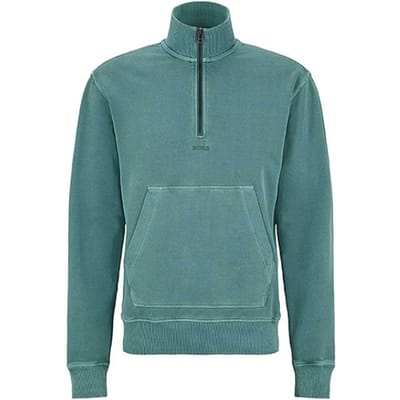Hugo Boss trui Zefadehalf - Open Green