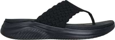 Skechers ULTRA FLEX 3.0 SANDAL-RHYTHM Dames Slippers - Zwart