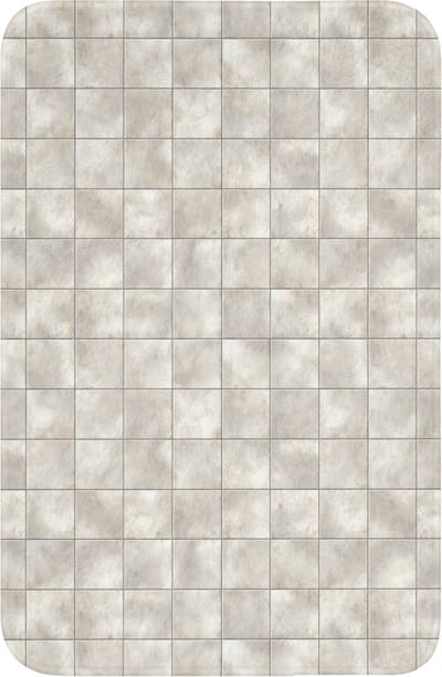 WC mat 40x60 cm - Antislip - Tegels - Natuurlijk - Grijs - Toiletmat - Vloermat - Douchemat - Toilet tapijt - Toiletmatten