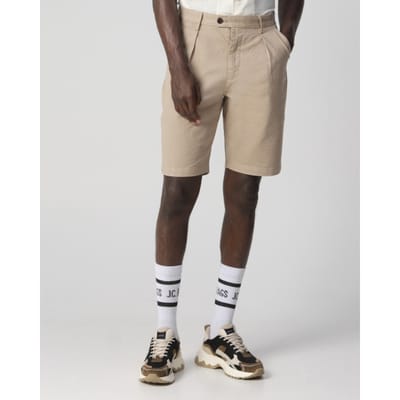 JC Rags Raheel Short Taupe Taille: W32 | Shorts de Sport Outlet | Homme | Le Noir