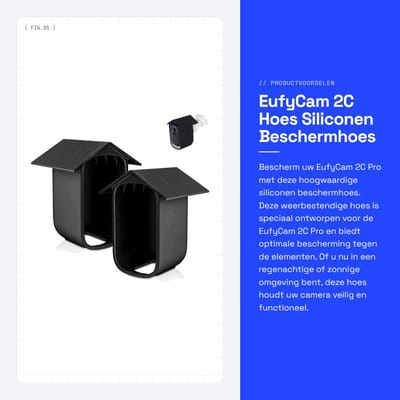 Dailygoods- Siliconen Beschermhoes Weerbestendig - Camerahoesje - Compactcamera - UV-bestendig - Waterdicht - Zacht Siliconenmateriaal - Camera Hoes