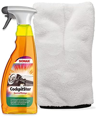 Binnenreinigingsset met microvezeldoek en precisiewasglove