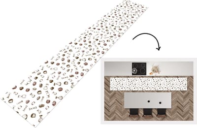 Keukenloper - Loper keuken - Snoep - Vintage - Chocolade - Design - 300x50 cm - Keukenloper vinyl