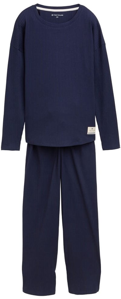 Tom Tailor - Basis pyjamaset - Maat 40 - blue-medium-solid