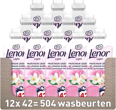 Lenor Wasverzachter - Jasmijn Bloem - 12 x 42 Wasbeurten