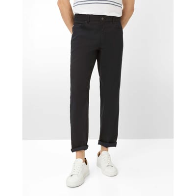 Brax Heren Broek  Style COOPER NAVY, donkerblauw, maat 34/32
