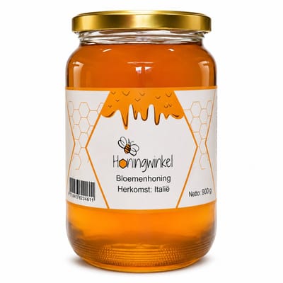 Bloemenhoning 900g Italië Honingwinkel (vloeibaar)