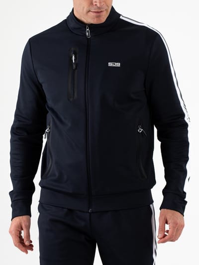 Sjeng Sports GORDON - Maat: XL Dark Blue - Tennis Vest Mannen - Sportvest - Powerstretch/Polyester