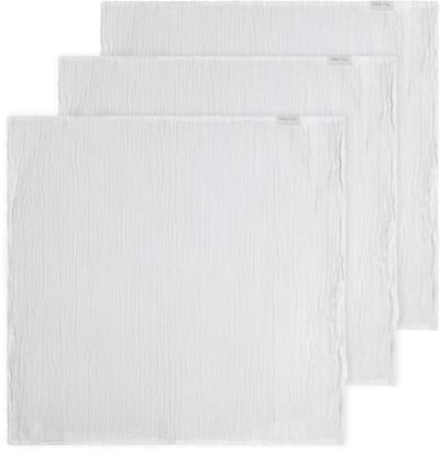 Baby's Only Hydrofiele doek Tender - Swaddles voor baby - Inbakerdoek - Hydrofiele luier - Mousseline - Wit - 115x115 cm - 3-pack - 100% prewashed katoen