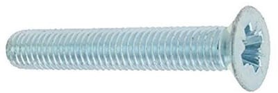 Schroeven Set - Bevestigingsmiddelen - Materiaalkoppeling - Verzonken Kop - 6x60 mm - Wit