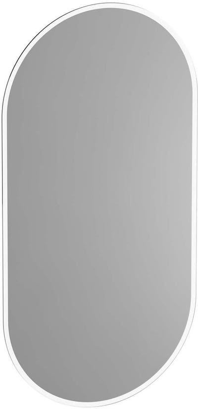 Brauer Jade Deluxe Spiegel - Plat Ovaal - 80 cm - met Directe LED-Verlichting - Dimbaar en met Kleurfunctie - met Afstandsbediening