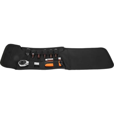 Jeu de 8 clés à douille fixes et à cliquet pour Jeep Wrangler TJ JK JL 1997 2019 black