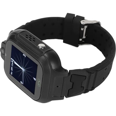 Montre connectée LT 37 4G pour enfants, étanche IP67, écran tactile, appels vidéo vocaux bidirectionnels, montre téléphone pour enfants avec black
