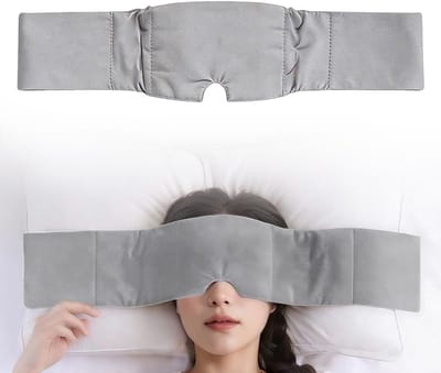 Verzwaard Oogmasker voor Slaap en Meditatie, Ideaal voor Camping en Ontspanning, 1 Stuk