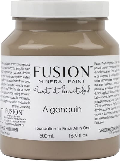 Acryl Verf - Fusion Paint - taupe meubelverf -acryl - Algonquin - 500 ML