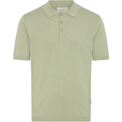 Slim fit poloshirt met ribboorden, model 'KARLO'