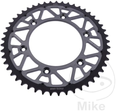 Jt Sprockets Honda Jtx210.49gr Steel Achtertandwiel Zilver 49t