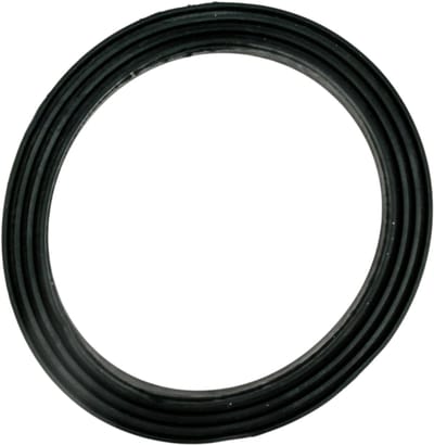Rubberen afdichtring sifon zwart