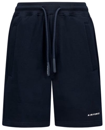 Basic Kortebroek Kinderen Dark Navy Blue/White 8