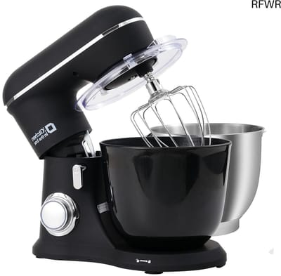 RFWR® Keukenmixer 1,5 liter met 10 snelheden en 2 mengkommen – Ergonomisch ontwerp voor dagelijks gebruik