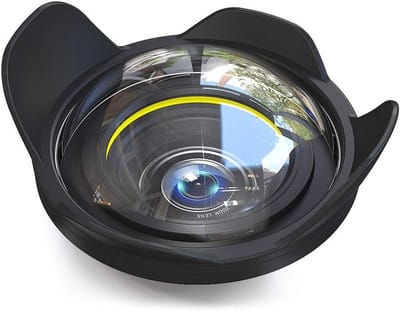 Wide Angle 67mm Camera Lens voor Onderwater Fotografie met Fisheye Effect voor Sony, Canon, Nikon en Fujifilm