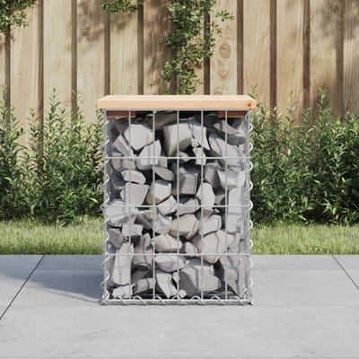 vidaXL - Tuinbank - schanskorfontwerp - 33x31x42 - cm - massief - grenenhout