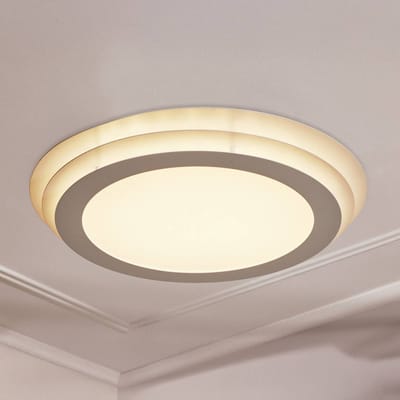 OSRAM ORBIS SPIRAL LAYER CL LED plafondlamp 500mm, wit, 38W, 4000lm, warmwitte lichtkleur, effectieve indirecte en directe lichtverdeling, long life, rond, gelaagd design, IP20, 3000K.