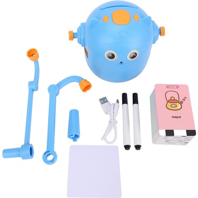 Nieuwe Robot Tekening Interactieve Schildersrobot Veelzijdige Tekenmodi Vroegonderwijs Automatisch Schilderen Met 100 Kaarten Voor Kinderen blauw