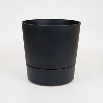 ELHO bloempot foss d30cm living black met wielen