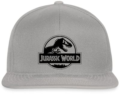 Jurassic World Klassiek Logo In Zwart Snapback cap