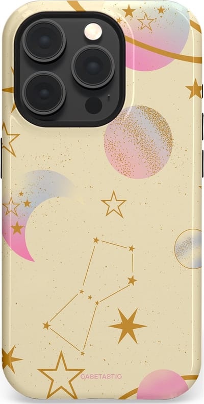 Casetastic Hoesje Geschikt voor Apple iPhone 15 Pro Magsafe - Stijlvolle Beschermende Duo-layer Case - Zomerse nacht