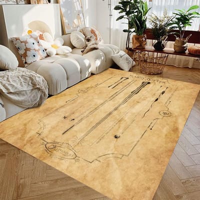 Harry Potter Zweinstein Tapijt Vloerkleed voor Huis Woonkamer Slaapkamer Bank Deurmat Decoratie, Speelkleed voor Kinderen Antislip Vloermat 80*120cm