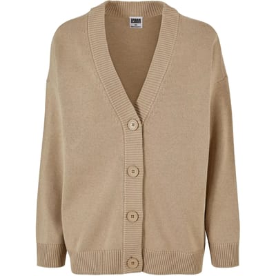 Urban Classics - Big Oversized Lange cardigan - S - Beige