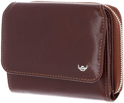 Golden Head Leren portemonnee Colorado RFID Protect RV-Börse 3316 Tabacco bruine