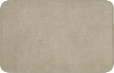 Badmat 80x50 cm - Antislip - Taupekleur - Gewolkt textuur - Natuurlijk - Badmatten voor badkamer - Badkamermat - Douchemat - Badkamer mat