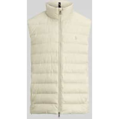 regular fit bodywarmer met gestikt logo