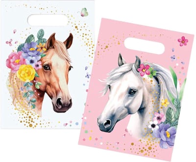 Globos Horse Party Bags - 6 pcs.