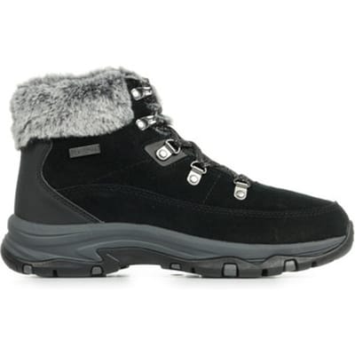 Skechers Trego Veterboots zwart Suede - Maat 38