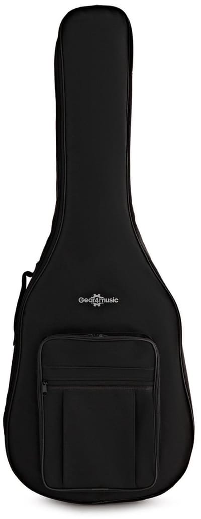 Padded Water-Resistant Concert Acoustic Guitar Gig Bag by Gear4music, 10mm