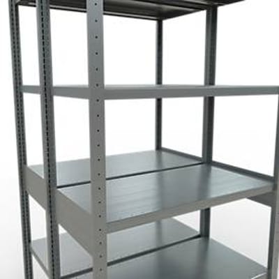SCHULTE Lagertechnik - Dubbel legbordstelling. Type 250 kg - 2500x1000x2x500 mm, 12 legborden